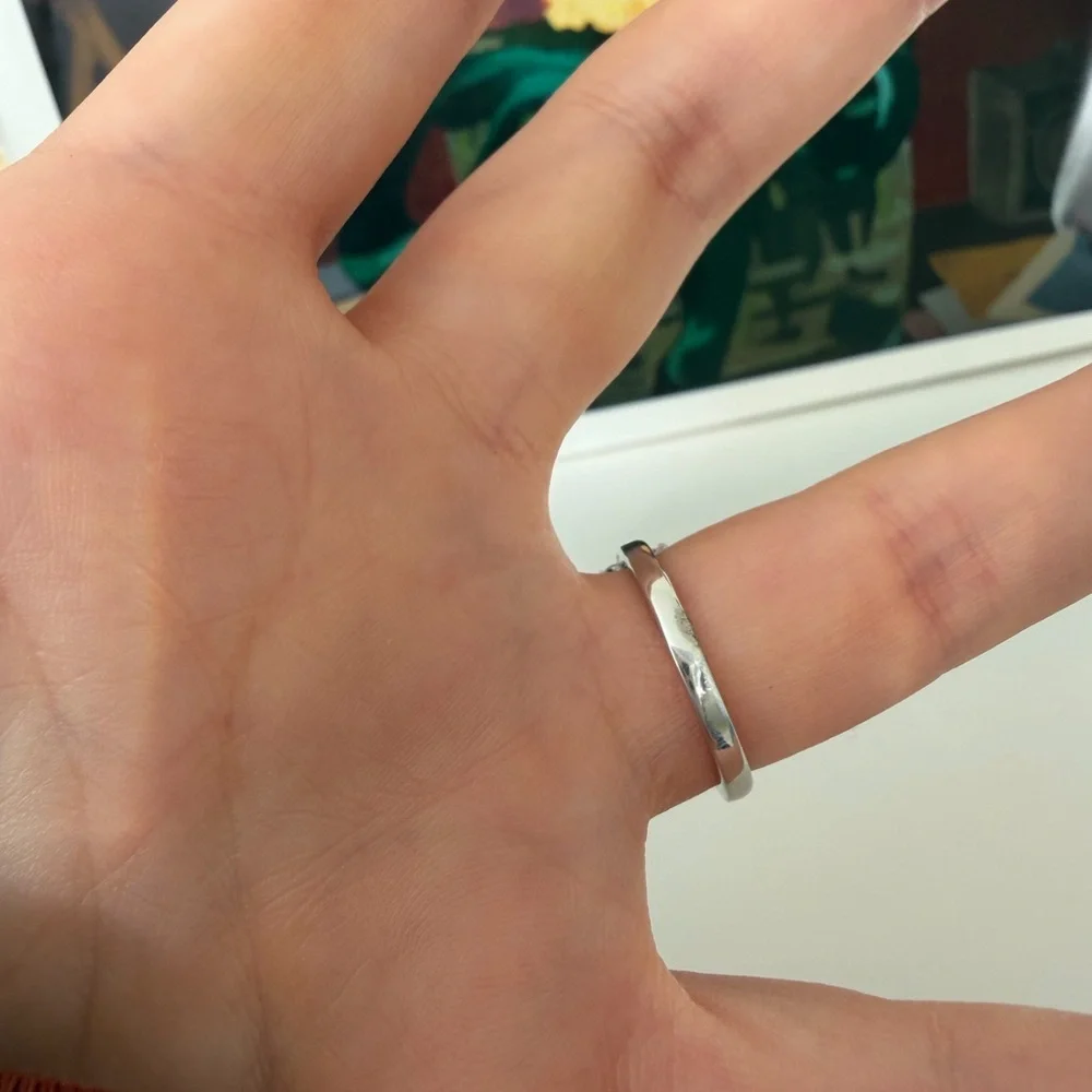 925 Sterling Silver Cluster Ring CZ Floral Statement Ring Size 6.5